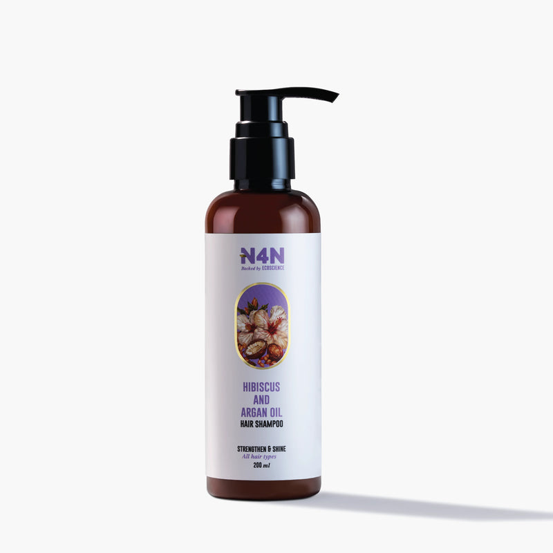 Hair Shampoo For Men & Women with Hibiscus & Argon